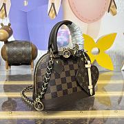 Kitlife Louis Vuitton Nano Alma Bag Brown Damier M14339 18x12x8cm - 2