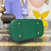 Kitlife Louis Vuitton Nano Alma Bag Green M14339 18x12x8cm - 5