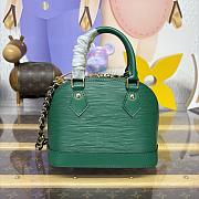 Kitlife Louis Vuitton Nano Alma Bag Green M14339 18x12x8cm - 3