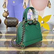 Kitlife Louis Vuitton Nano Alma Bag Green M14339 18x12x8cm - 2