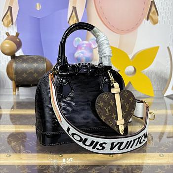 Kitlife Louis Vuitton Nano Alma Bag Black M14339 18x12x8cm