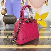 Kitlife Louis Vuitton Nano Alma Bag Pink M14339 18x12x8cm - 4