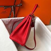 Kitlife Hermes Kelly Epsom Bag Red 32cm - 5