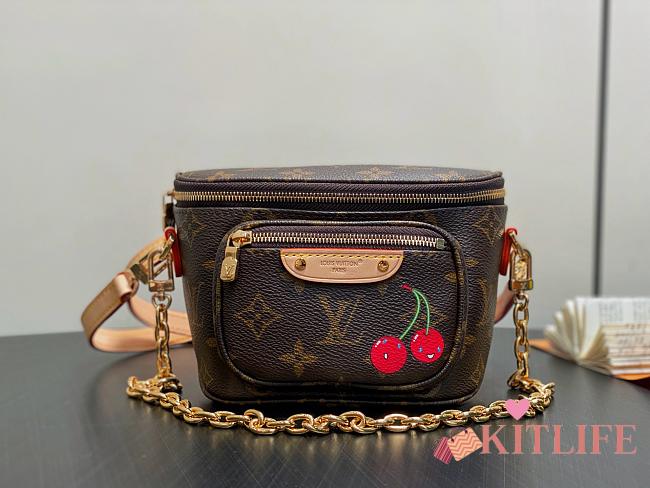 Kitlife Louis Vuitton x TM Mini Bumbag With Cherry M13449 17x12x9.5cm - 1