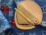 Kitlife Louis Vuitton x TM Venice Backpack With Cherry Blue Monogram Denim M13679 24x26x7cm - 6