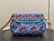 Kitlife Louis Vuitton x TM Sunset Bag With Cherry Blue Denim Monogram M13680 27x18x3cm - 4