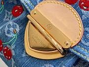 Kitlife Louis Vuitton x TM Sunset Bag With Cherry Blue Denim Monogram M13680 27x18x3cm - 3