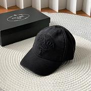 Kitlife Prada Baseball Cap in Black / Burgundy / Beige - 6