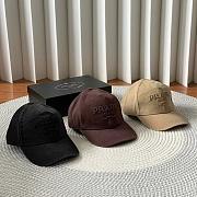 Kitlife Prada Baseball Cap in Black / Burgundy / Beige - 4