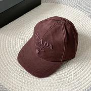 Kitlife Prada Baseball Cap in Black / Burgundy / Beige - 3