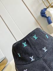 Kitlife Louis Vuitton Blason Shading Black Denim Bucket M7978M - 2
