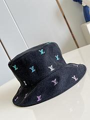 Kitlife Louis Vuitton Blason Shading Black Denim Bucket M7978M - 1