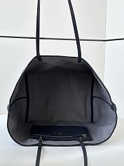 Kitlife Fendi Roll FF Pattern Double-sided Tote Bag Dark Blue 35x19.5x32cm - 3