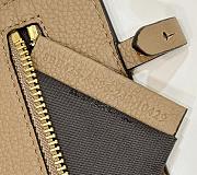 Kitlife Fendi Roll FF Pattern Double-sided Tote Bag Beige & Brown 22x14x18cm - 4