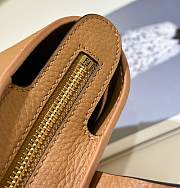 Kitlife Fendi Roll Mini Leather Tote in Brown 8655C 15.5x11x13cm - 3