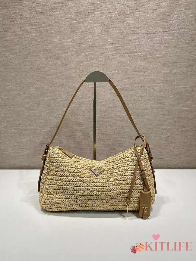Kitlife Prada Aimée Crochet Shoulder Bag 1BC247 34x19.5x10cm - 1