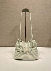 Kitlife Prada Cloud Bag White 1BG586 25x17.5x11.5cm - 1