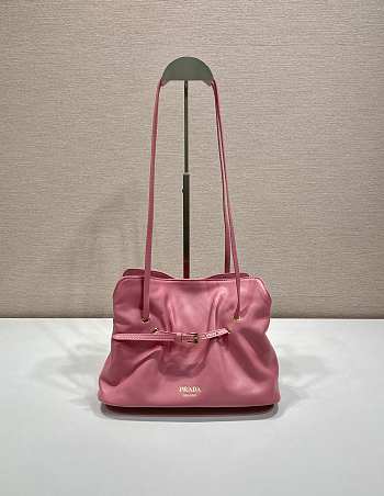 Kitlife Prada Cloud Bag Pink 1BG586 25x17.5x11.5cm