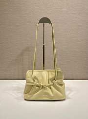 Kitlife Prada Cloud Bag Light Yellow 1BG586 25x17.5x11.5cm - 1