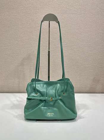 Kitlife Prada Cloud Bag Green 1BG586 25x17.5x11.5cm
