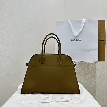 Kitlife The Row Margaux 15 Tote Bag Olive Green 38.5x16x30cm