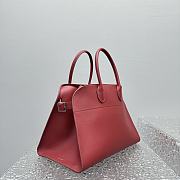 Kitlife The Row Margaux 15 Tote Bag Red 38.5x16x30cm - 3