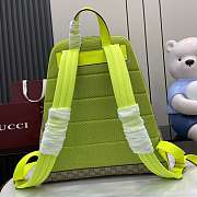 Kitlife Gucci Backpack With Green Print 834466 36.5x41x18cm - 6