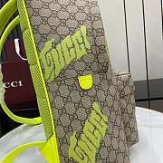 Kitlife Gucci Backpack With Green Print 834466 36.5x41x18cm - 4