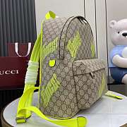 Kitlife Gucci Backpack With Green Print 834466 36.5x41x18cm - 3
