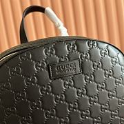 Kitlife Gucci GG Supreme Backpack Black 406370 32x40x14.5cm - 4