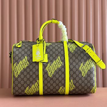 Kitlife Gucci Duffle Bag With Green Print 834962 44x29x23cm