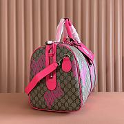 Kitlife Gucci Duffle Bag With Pink Print 834962 44x29x23cm - 6