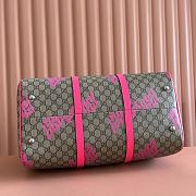 Kitlife Gucci Duffle Bag With Pink Print 834962 44x29x23cm - 5