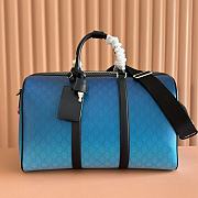 Kitlife Gucci Chroma Duffle Bag Gradient blue GG Monogram 835688 30x45x24.5cm - 1