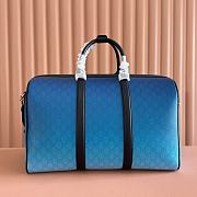 Kitlife Gucci Chroma Duffle Bag Gradient blue GG Monogram 835688 30x45x24.5cm - 5