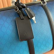 Kitlife Gucci Chroma Duffle Bag Gradient blue GG Monogram 835688 30x45x24.5cm - 2