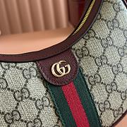 Kitlife Gucci Ophidia Small Shoulder Bag Beige and Red GG Monogram 838463 20x14.5x4cm - 6