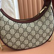 Kitlife Gucci Ophidia Small Shoulder Bag Beige and Red GG Monogram 838463 20x14.5x4cm - 3