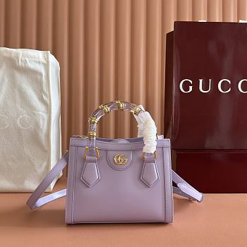 Kitlife Gucci Diana Small Tote Bag Purple 832936 20x16x10cm