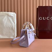 Kitlife Gucci Diana Small Tote Bag Purple 832936 20x16x10cm - 3