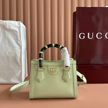 Kitlife Gucci Diana Small Tote Bag Light Green 832936 20x16x10cm
