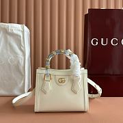 Kitlife Gucci Diana Small Tote Bag White 832936 20x16x10cm - 1