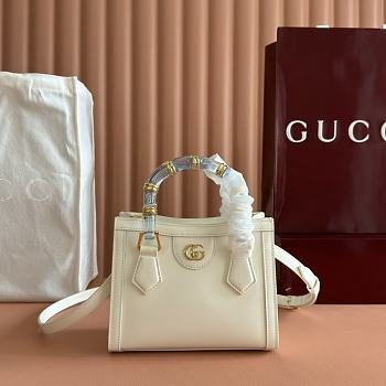 Kitlife Gucci Diana Small Tote Bag White 832936 20x16x10cm