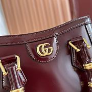 Kitlife Gucci Diana Small Tote Bag Burgundy 832936 20x16x10cm - 6