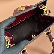 Kitlife Gucci Diana Small Tote Bag Burgundy 832936 20x16x10cm - 3