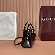 Kitlife Gucci Diana Small Tote Bag Burgundy 832936 20x16x10cm - 2
