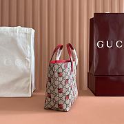 Kitlife Gucci GG Supreme Canvas Tote Bag With Beetle Print 410812 21x20x10cm - 5