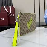 Kitlife Gucci Small Pouch With Green Print 23x17x1.5cm - 6