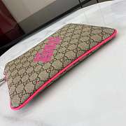 Kitlife Gucci Small Pouch With P Print 23x17x1.5cm - 6