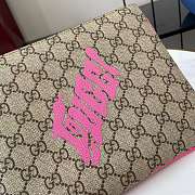 Kitlife Gucci Small Pouch With P Print 23x17x1.5cm - 3